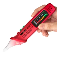 ANENG – stylo testeur de tension électrique sans contact, alarme numérique intelligente, sortie de courant AC, détecteur de voltmètre avec lampe de poche