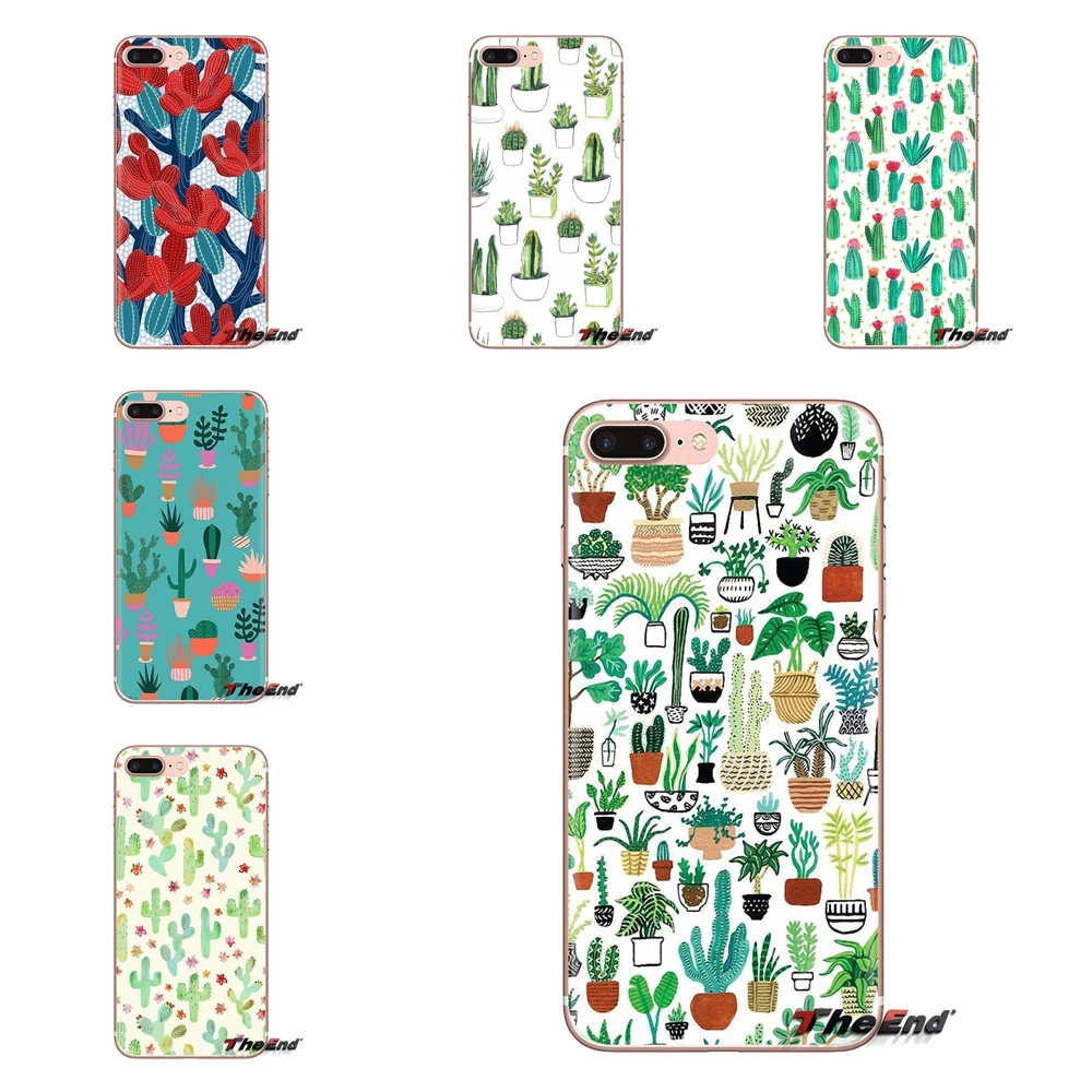 For Huawei G7 G8 P7 P8 P9 P10 P20 P30 Lite Mini Pro P Smart Plus 2017 2018 2019 Silicone Case Cactus Flowers Green Plants Desert | Мобильные