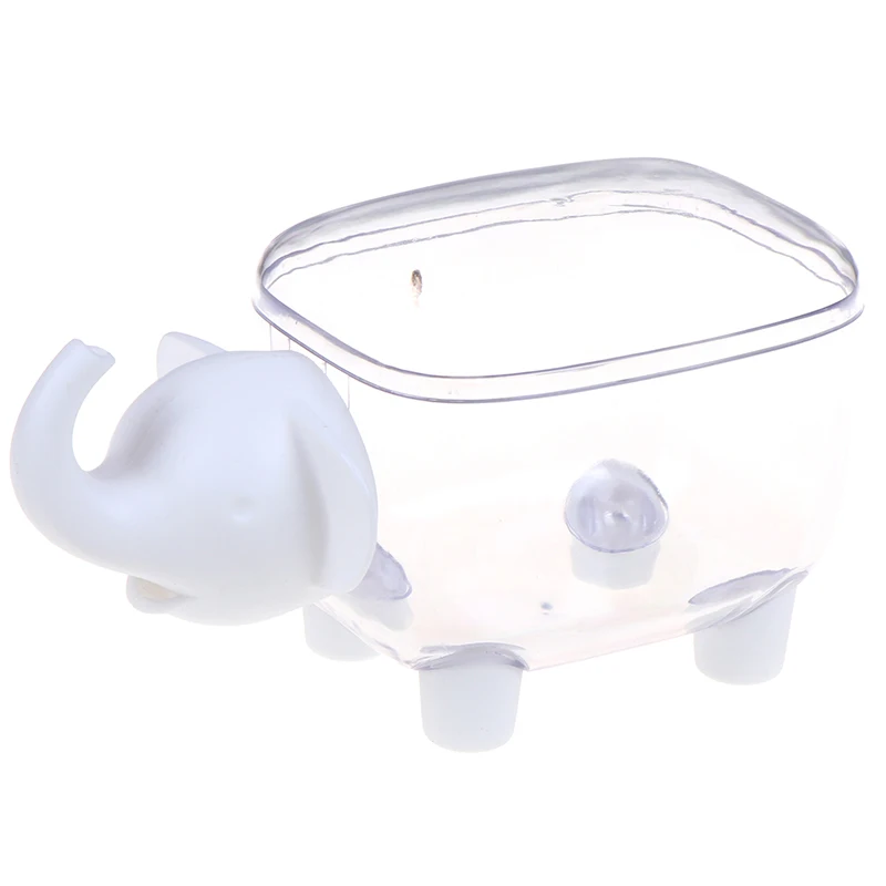 Elephant Shaped Plastic Boxs Toothpick Storage Case Organizer Toothpick Organizer Storage Tools Storage Box Cotton Swab Box