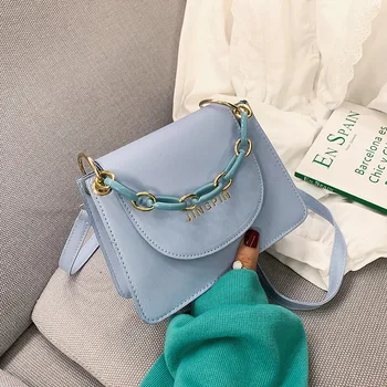 

Women's bag 2020 new shoulder bag temperament elegant small bag thick chain simple handbag casual purses and handbags