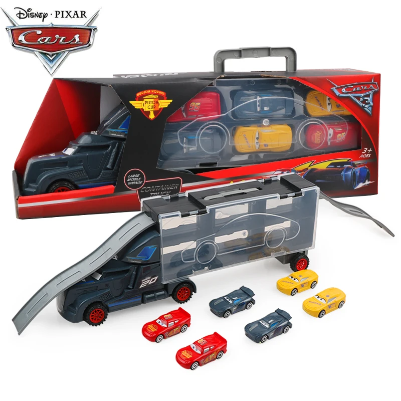 Лидер продаж литые машинки из металлического сплава Disney Pixar Cars 3 тележка с 6