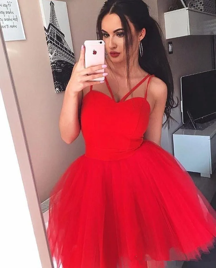 

Sweetheart Red Homecoming sexy Short Crisscross For Prom dresses 2019 Party prom gown vestidos de gala jurken Custom prom dress