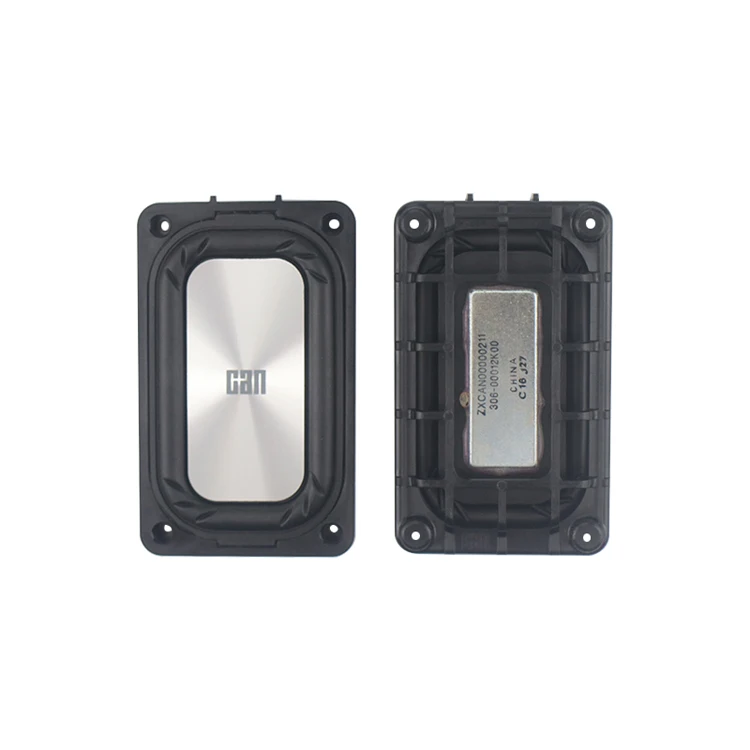 GHXAMP 121*74 мм Серебряный НЧ-динамик пассивный радиатор вибрационная пластина Portabe Bluetooth аксессуары для колонок DIY 2 шт