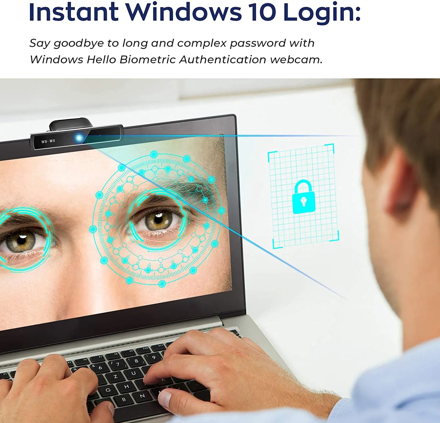 Wowe Windows Hello Face Recognition Webcam Para Login Instantâneo Com