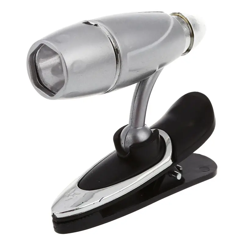 

HOT- Clip On Adjustable Reading Book LED Light - 360 Degrees