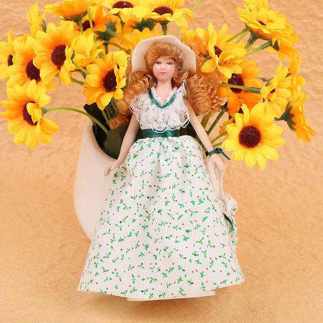 Dollhouse Miniature Doll People Model, vestido vitoriano menina, Uniforme  estilo britânico, Boy Toy, 1:12 - AliExpress