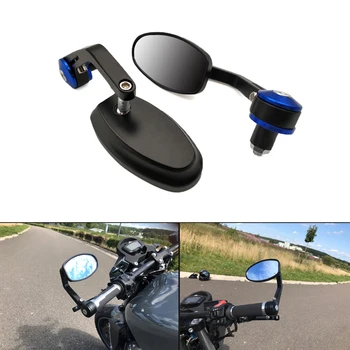 

Universal Motorcycle 7/8" 22mm Rear View Handle End Side Rearview Mirrors For Suzuki GSXS1000 RM 125 250 X Z 250 450 DRZ400SM