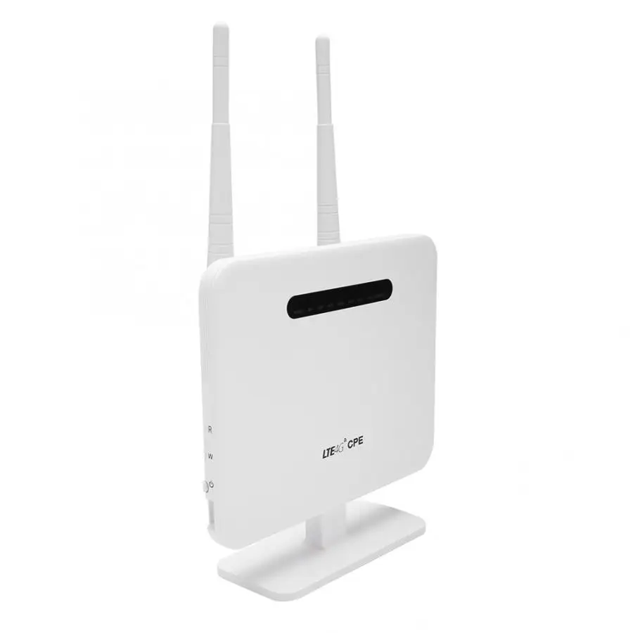 router 4G LTE CPE WIFI Wireless Router 300Mbps WIFI Repeater Support SIM Card 1*WAN 3*LAN Port routers EU Plug 100-240V
