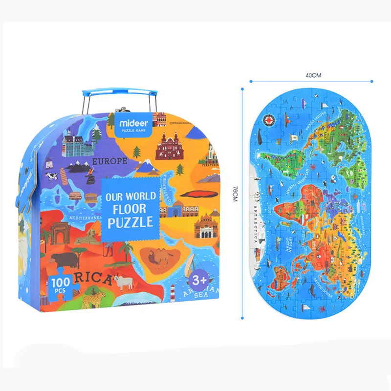 

104 Pieces Kids Puzzle Toy Cartoon Animal Baby Puzzles Jigsaw Educational Learning Toys for Children