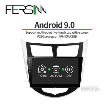 

Fersinny CRN9060 PX30 Android 9.0 Car dvd gps player for Hyundai Solaris Verna Accent car radio player navigation gps car dvd