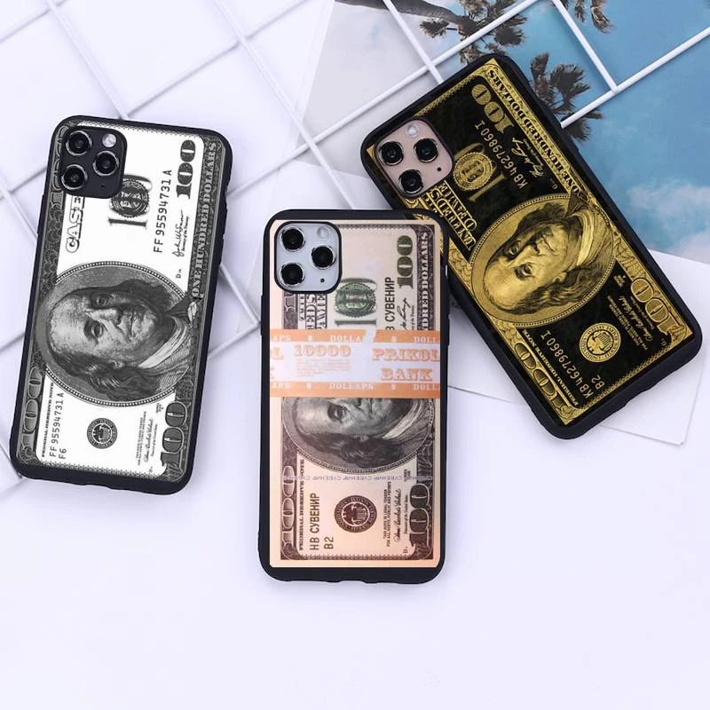 Luxury 10000 US dollar Phone Case for iphone 13 12 11 Pro Mini XS MAX 8 7 Plus X 2020 XR cover 13 case