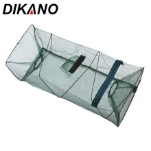 

Foldable Fishing Net Shrimp Trap Cage Portable Zipper Bait for Crayfish Crab Fishing Goods Tackle Accessories Carp Fish Guard