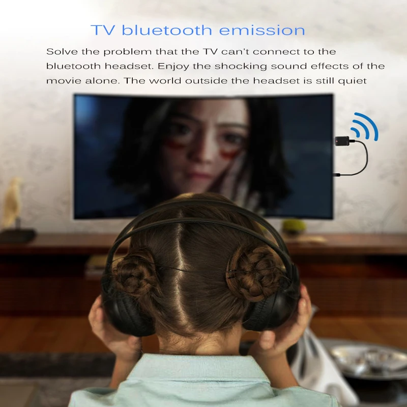 Bluetooth 5,0 аудио приемник передатчик мини стерео Bluetooth AUX RCA USB 3,5 мм разъем для ТВ PC автомобильный комплект беспроводной адаптер ключ