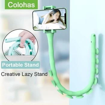 

Creativity Phone Stand Support For Phone Desktop Stand Phone Holder Mount Bed Table Suction Cup Function Phone Holder