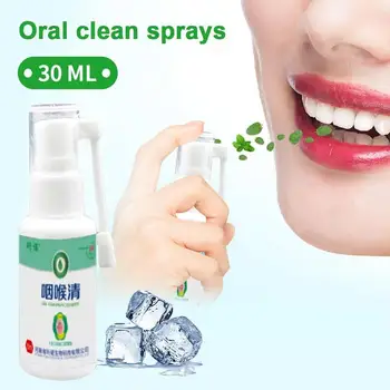 

30ml Odor Halitosis Treatment Oral Spray Clean Mouth Oral Care Spray Oral Hygiene Teeth Whitening Breath Freshener Oral Spray