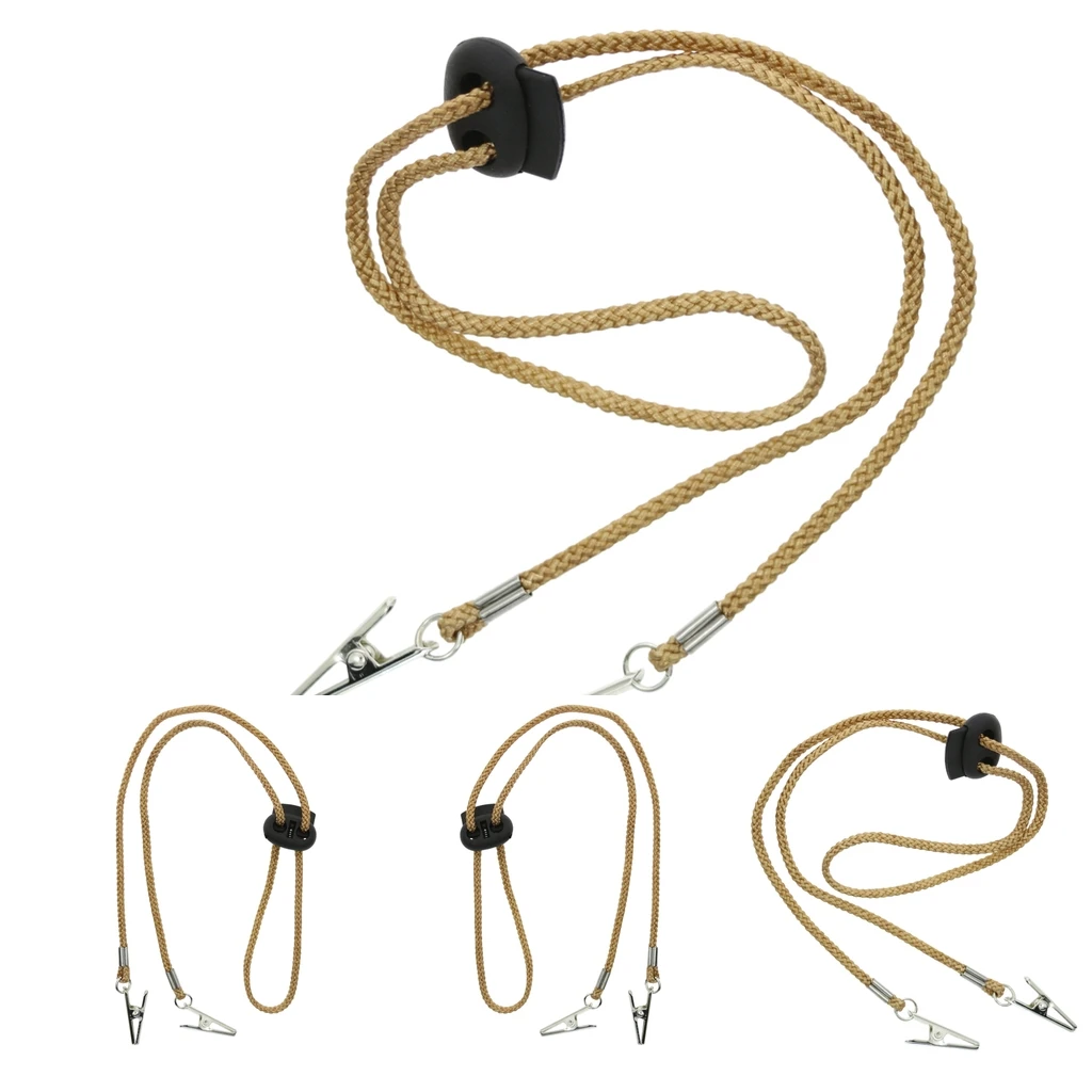 4 Pcs Adjustable Napkin Holder Patient Elderly Bib Crocodile Clip Flexible