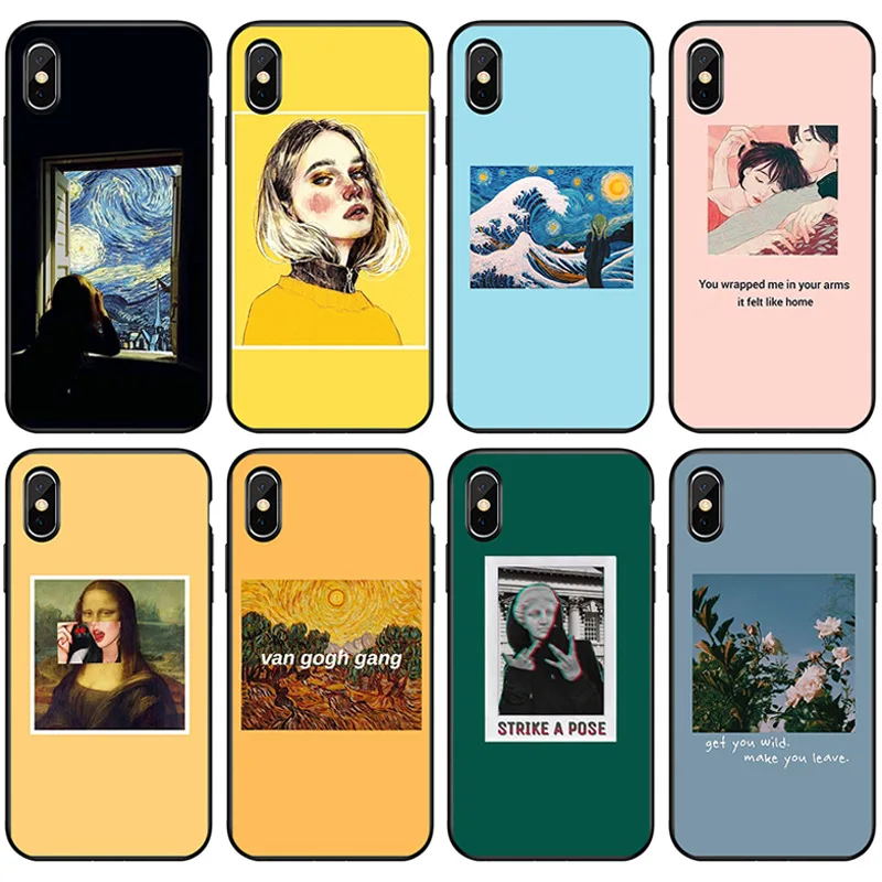Чехол для телефона с рисунком &quotКартина маслом&quot iphone 11 Pro Max чехол из мягкого ТПУ