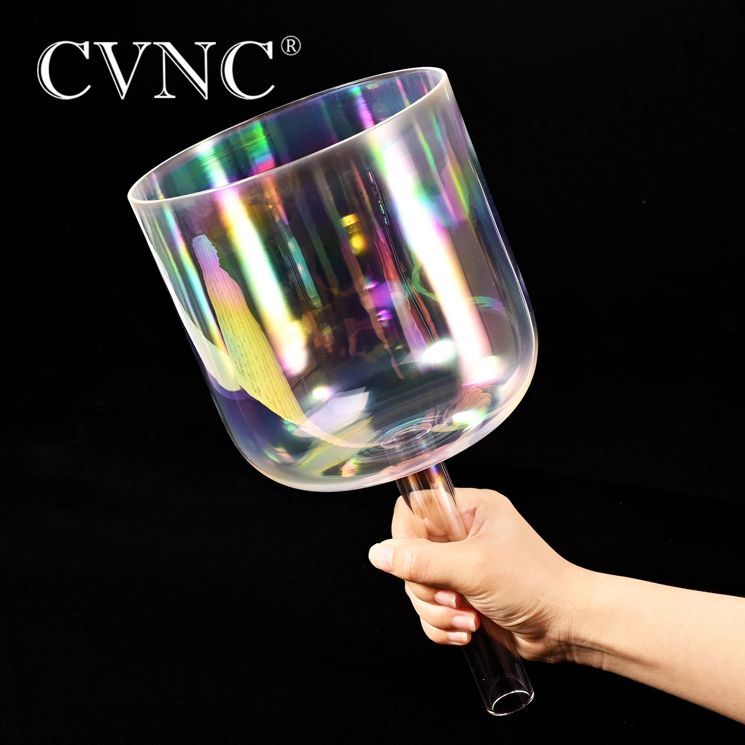 CVNC 7 &quotкосмический светильник прозрачный кристалл Поющая ручка чаша любая