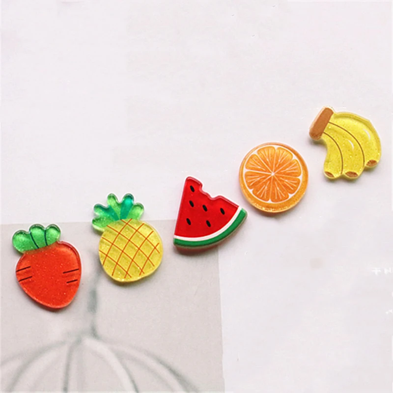 Happy monkey кусочки фруктов слайм поставки шармы смолы добавки Набор DIY аксессуары спринклеры наполнитель для пушистой чистой слизи игрушки
