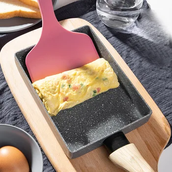 

Restaurant Tamagoyaki Home Kitchen Pancake Non Stick Flat Base Omelette Pan Japanese Style Mini Frying Anti Hot Cooking Tools