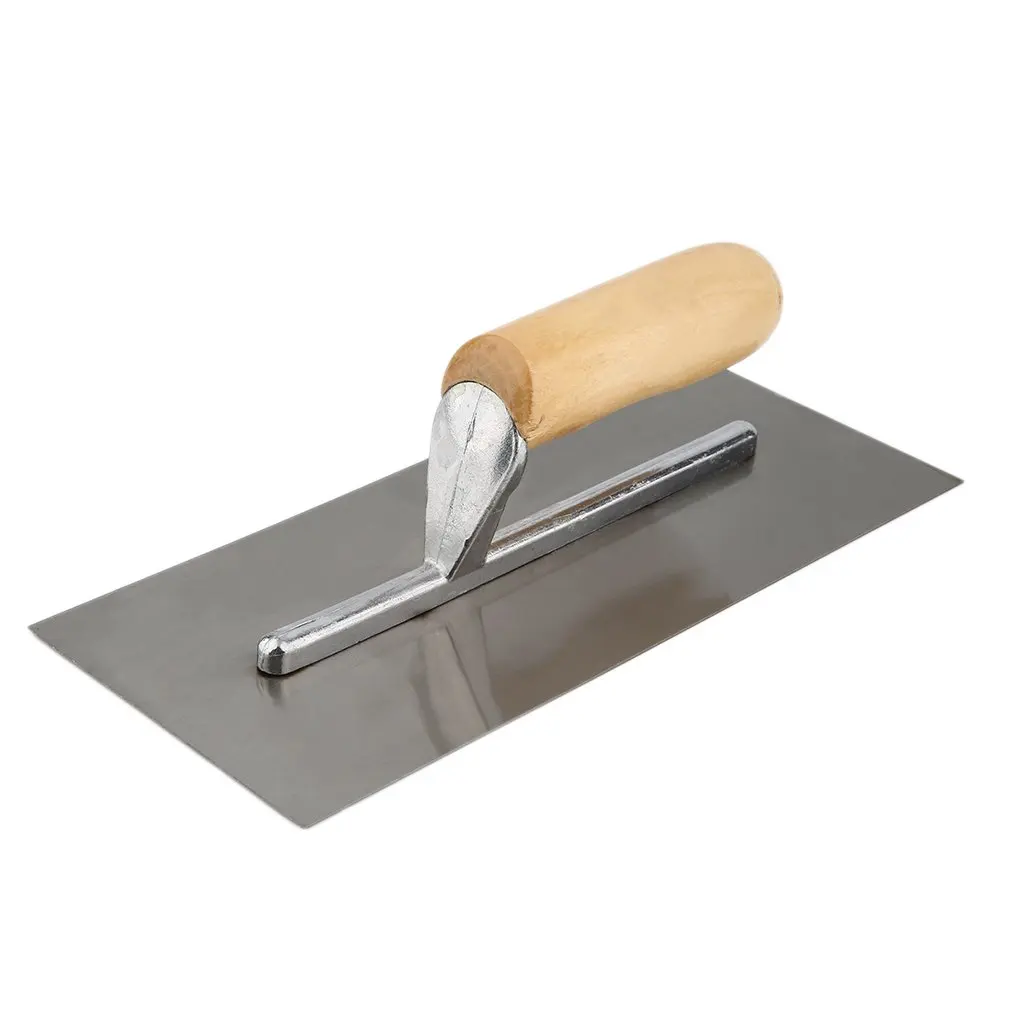 5 PCS Professional Masonry Trowel Set Wood Handle Brick Trowel Brick