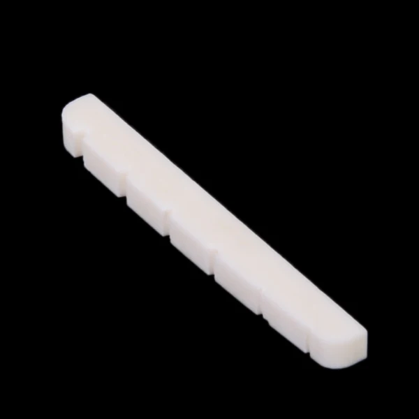 3-Pack 42mm Guitar Bone Nut - Pre-Slotted, Flat Bottom, 35mm String Spacing, For Strat, Tele, Acoustic & Electric Guitars