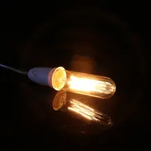 Многоцелевой E27 40W Ретро Вольфрамовая Лампа накаливания T10 AC220-240V Droplight