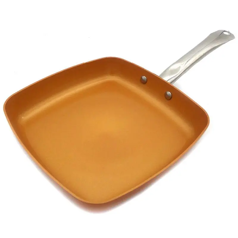 

Non-Stick Copper Frying Pan With Ceramic Coating And Induction Cooking,Oven And Dishwasher