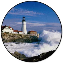 Живописные ковры для гостиной с морским рифом и башней, декоративные ковры для детской комнаты, коврики для спальни, современные коврики