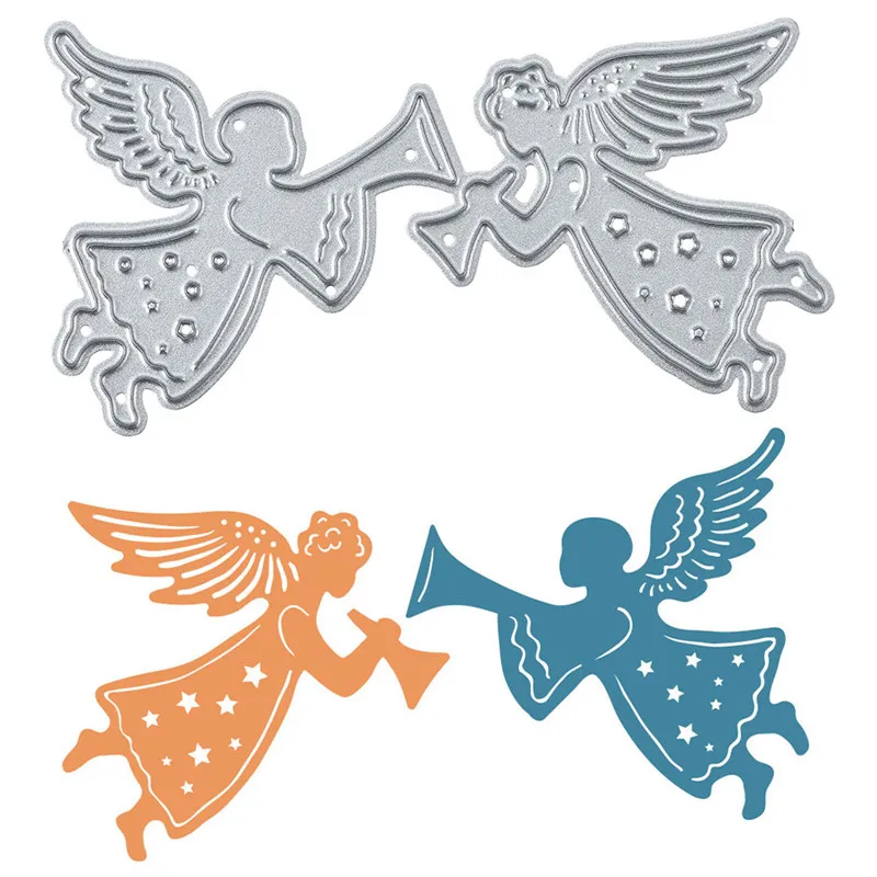 Naifumodo Cherub Angel Christmas Dies Metal Cutting New 2019 for Card Making Scrapbooking Die Cut Stencil Craft | Дом и сад