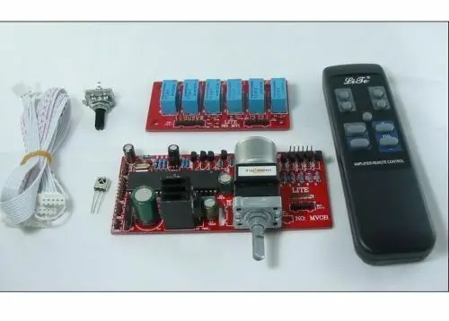 LITE MV06 шесть каналов моторизованный пульт дистанционного управления громкостью вход DIY KIT