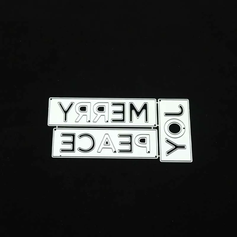 

Штампы с надписью «Peace», «Merry», «сделай сам», форма для бумаги, металлических поделок, открыток, вырезанные штампы, тиснение, вырезанные металлические штампы, вырезанные металлические штампы