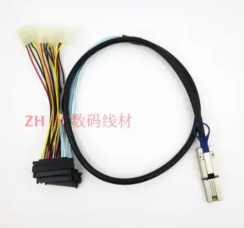 

New MINI SAS Line SFF8088 to 8482 4SAS Hard Disk External Disk Cabinet 1 Minute 4 Data Cable 1 Meter