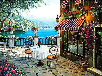 

14CT/16/18/27/28/25 CROSS STITCH Lover scenery Cross Stitch 100% EGYPT cotton threads higher sea birds R5530