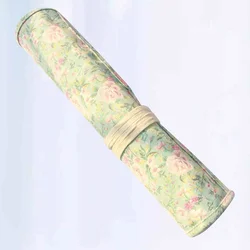 Porte brosse de peinture en toile, impression Simple, Durable, pour artiste, aquarelle, huile, brosse, outils, stylos 