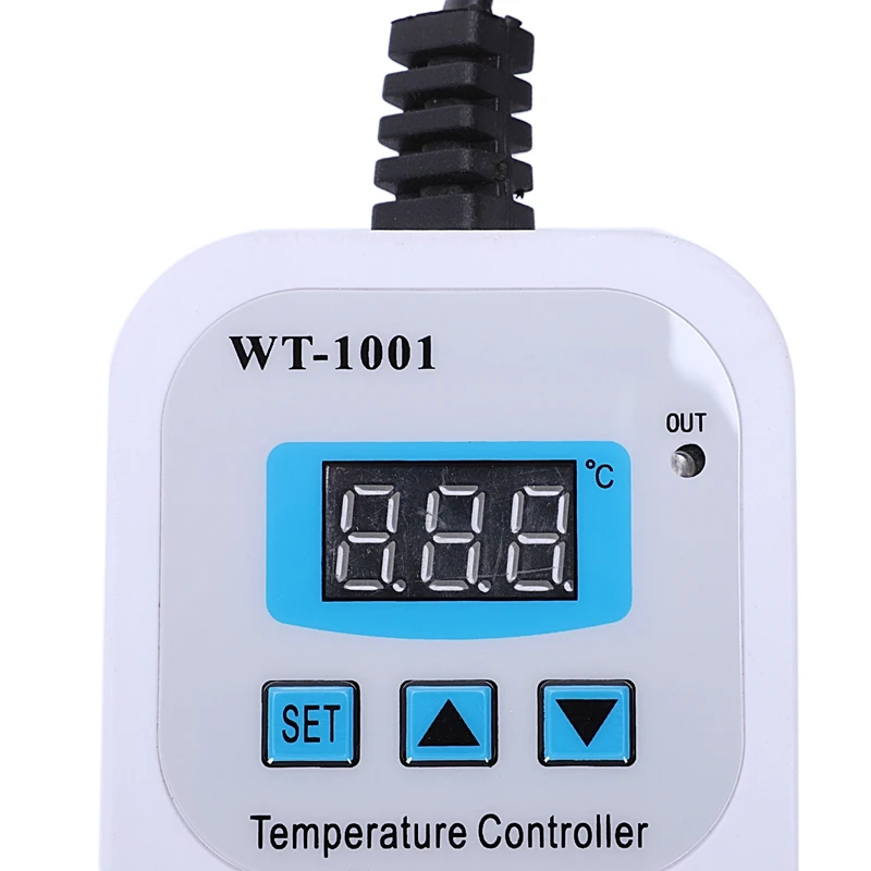 Wt-1001 Intelligent Digital Display Temperature Control Electronic Temperature Controller Control Instrument Switch Adjustable T
