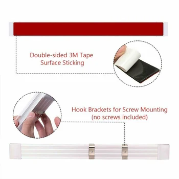 

Parts Light bar 4pcs Indoor Urgent Working Strip Car Caravan ABS Plastic