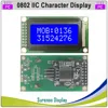 Serial IIC / I2C / TWI 0802 802 8*2 Character LCD Module Display Panel Yellow Green Blue with Backlight for Arduino ► Photo 3/6