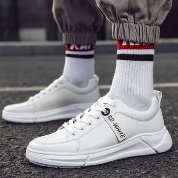 

2020 Spring New Style Athletic Shoes Men's Low Top Men Sneakers Students White Shoes Trendy Shoes Men's 0329