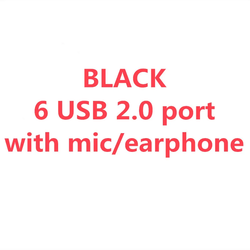6 портов USB 2,0 3,0 концентратор Высокоскоростной TF SD кард-ридер USB разветвитель с eaphone соединение микрофона для ПК Компьютерные аксессуары - Цвет: Синий