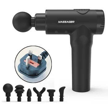 

US/EU/AU/UK Plug Handheld Fascia Massager Deep Tissue Muscle Relaxing Massager M89F