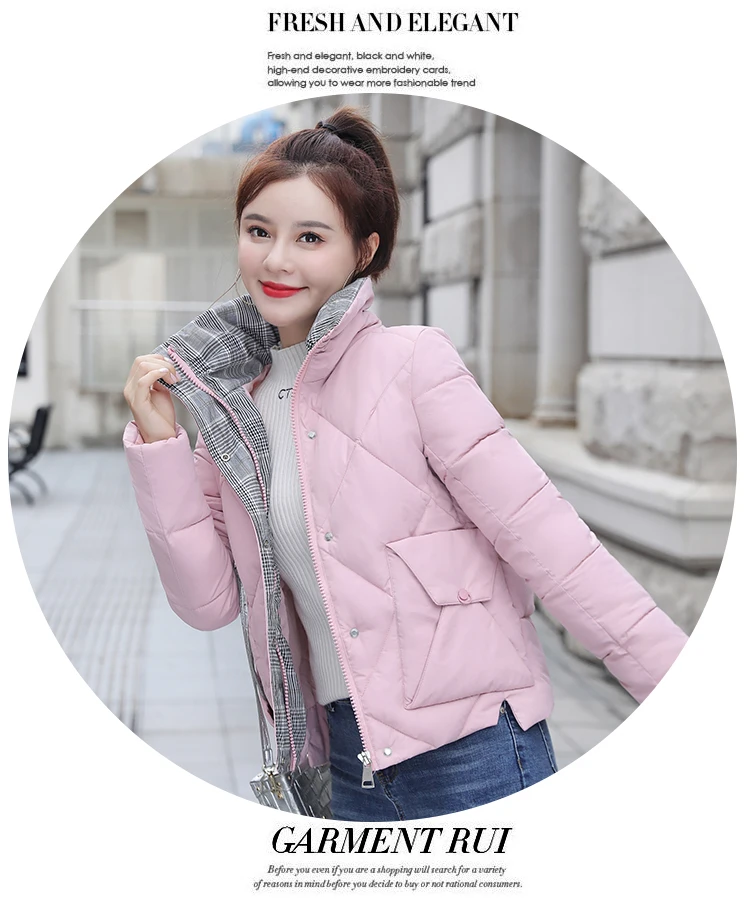 Tcyeek Winter Jacket Women Parkas Mujer Women's Down Cotton Jackets Feminine Hiver Warm Coat Fit Office Ladies Clothes 1986