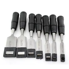 Высокое качество 8 шт./компл. деревообрабатывающие долота induratial DIY столярные инструменты деревянная резьба Hewn плоские долота перемычки