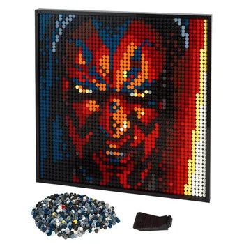 

New 2020 Pixel Art Mosaic Painting Lepining Star Wars Super Star Avatar Building Block Gift 31199 31197 31198