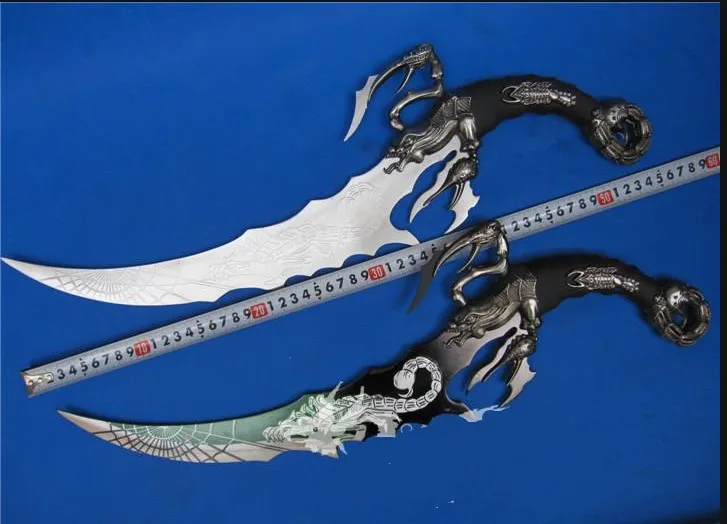 Anime scorpion sword desktop decorative short sword home decorations uncut