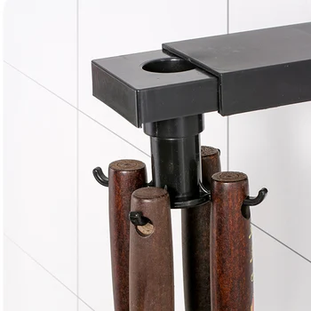 

Kitchen 360-degree Rotating Rack Without Punching Wall-mounted Household Knife Rack Hanger Telescopic Storage shelf