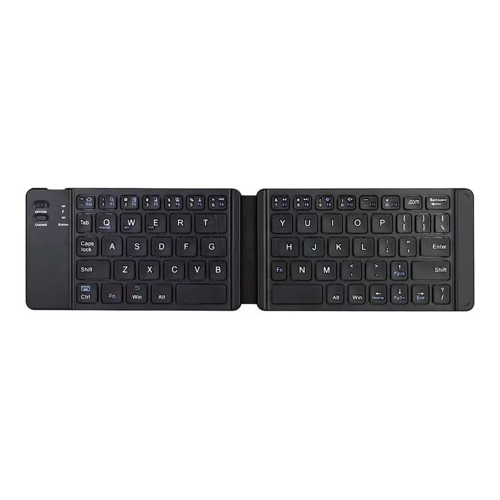 

Bluetooth Folding Keyboard Wireless Keyboard Light and Handy USB Charging Mini Wireless Folding Keyboard 67 Key for Tablet phone