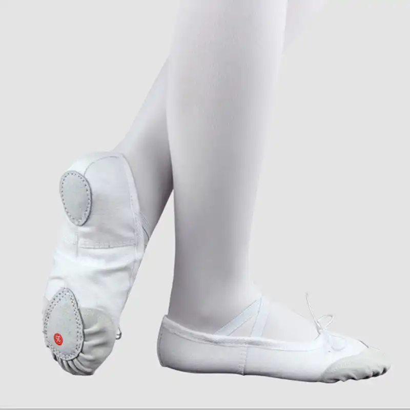 boys white ballet shoes