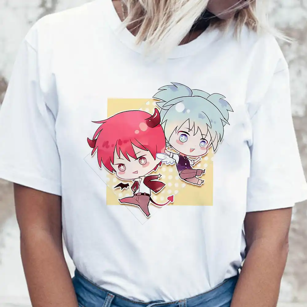 暗殺教室tシャツ女性ヒップスターアニメ半袖シャツ女性特大白tシャツグラフィックプリントの服 Tシャツ Aliexpress
