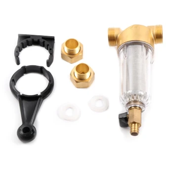 

6 Points Front Purifier Copper Water Filter Home Dust Mesh Faucet